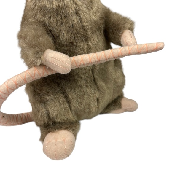 Wizarding World of Harry Potter Scabbers Large Plush Rat Velcro Hands 12” Noble - Picture 5 of 15